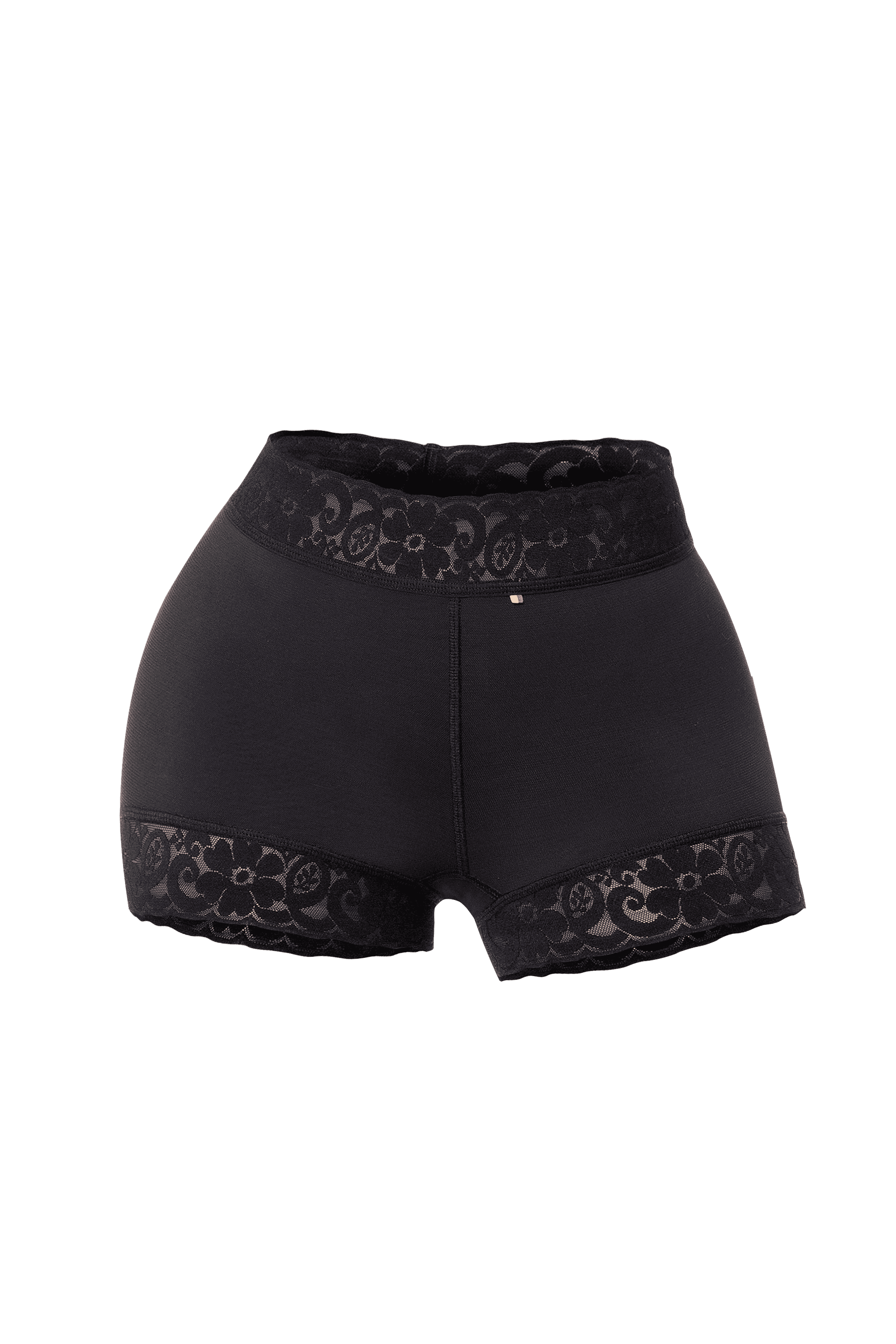 Curvia Short Alessia extracorto con realce Negro